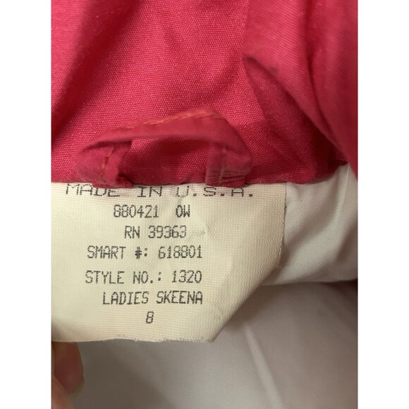 1980s - 90s Roffe Women’s Size 8 Ski Suit One Piece Snowsuit Full Zip Pink VTG - Picture 7 of 16